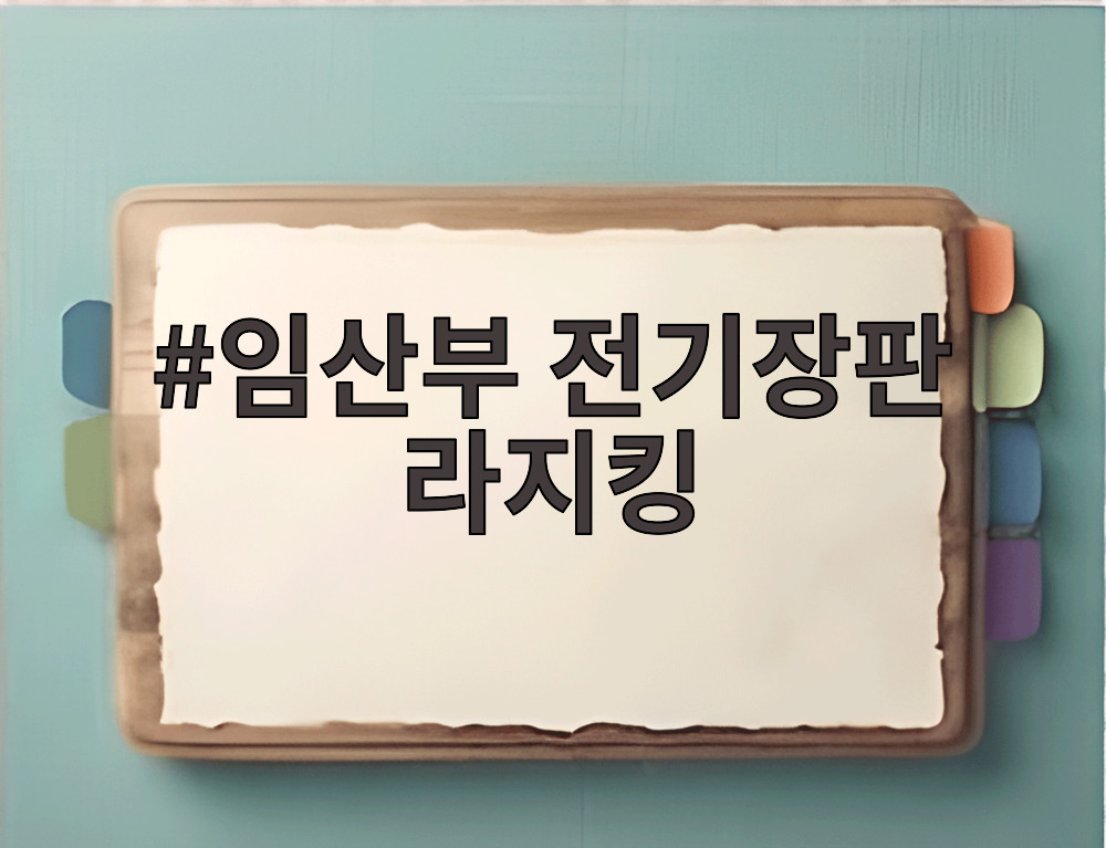 임산부 전기장판 라지킹