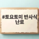 토요토미 반사식 난로