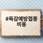독감예방접종 비용