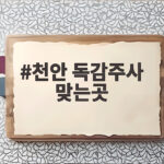 천안 독감주사 맞는곳