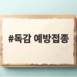 독감 예방접종