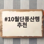 10월단풍산행 추천