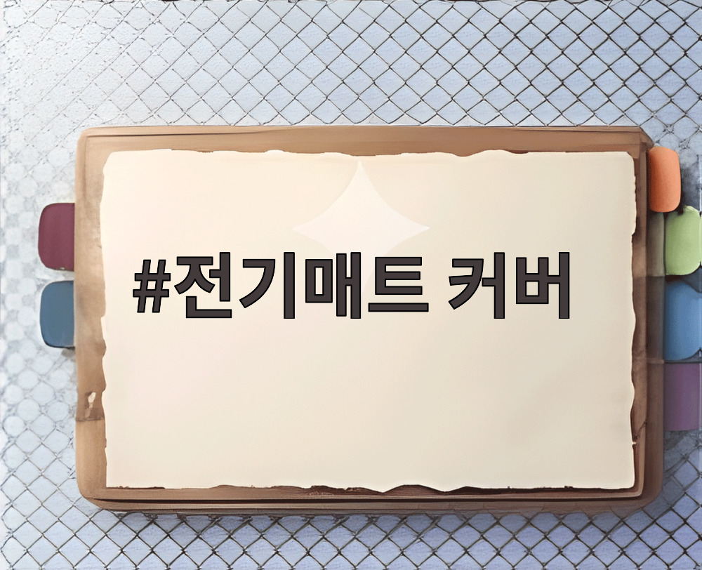 전기매트 커버