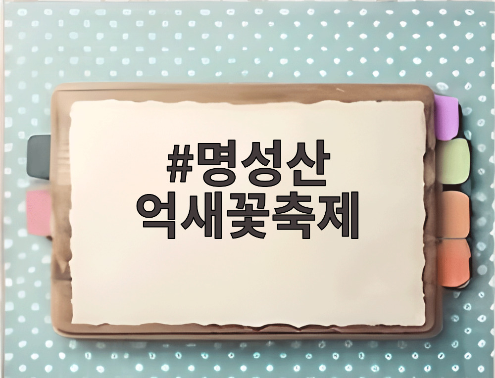 명성산 억새꽃축제