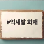 억새밭 화재