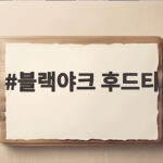 블랙야크 후드티