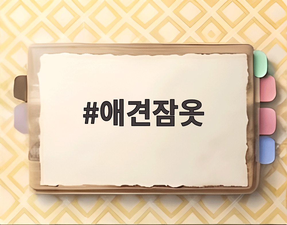 애견잠옷