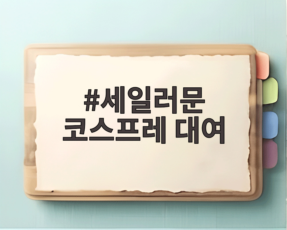 세일러문 코스프레 대여