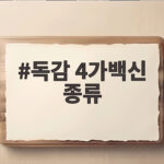 독감 4가백신 종류