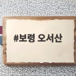 보령 오서산