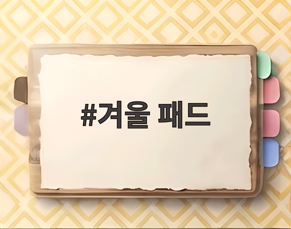 겨울 패드