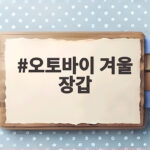 오토바이 겨울 장갑
