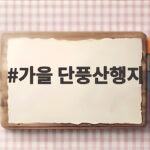가을 단풍산행지