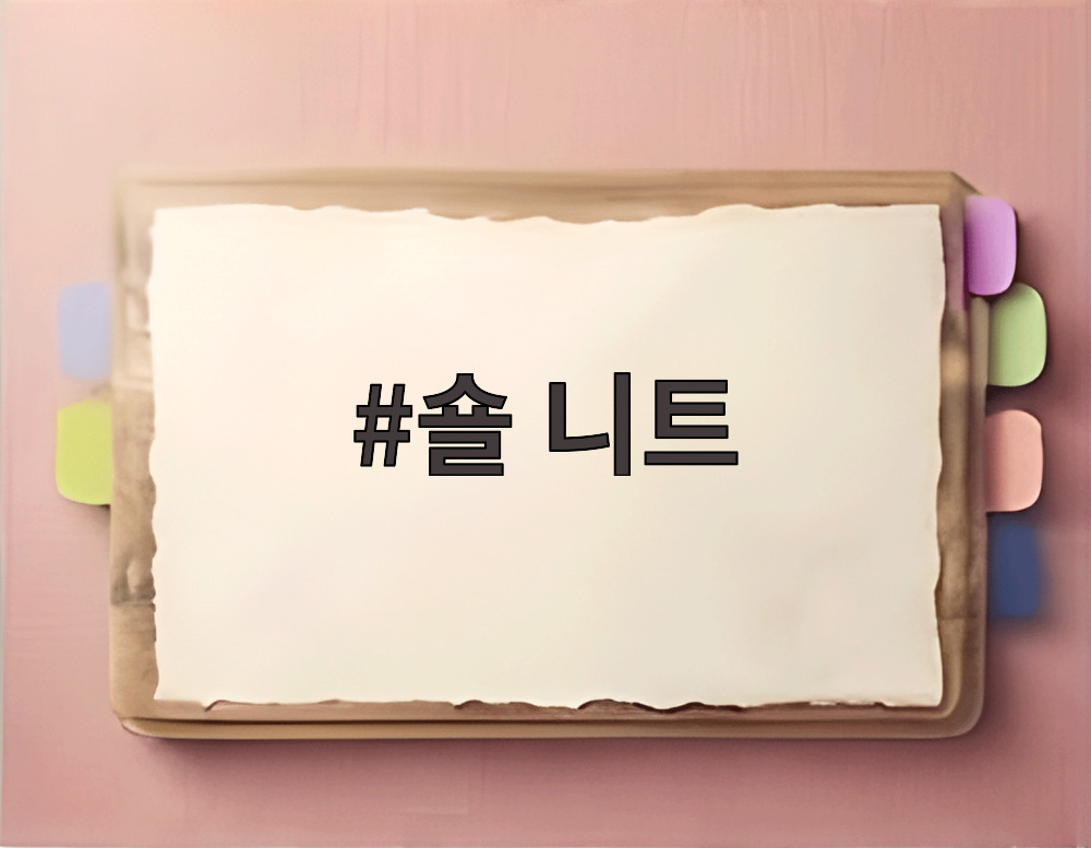 숄 니트