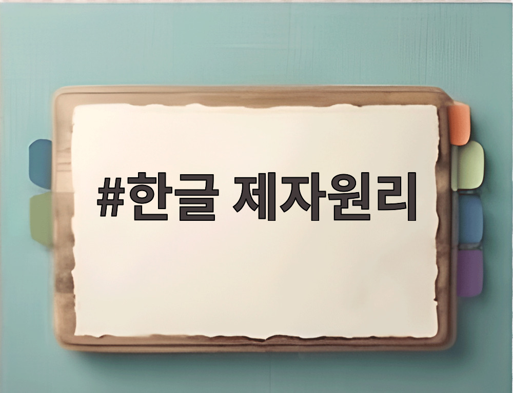 한글 제자원리