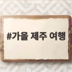 가을 제주 여행
