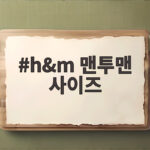 h&m 맨투맨 사이즈