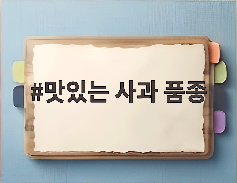 맛있는 사과 품종