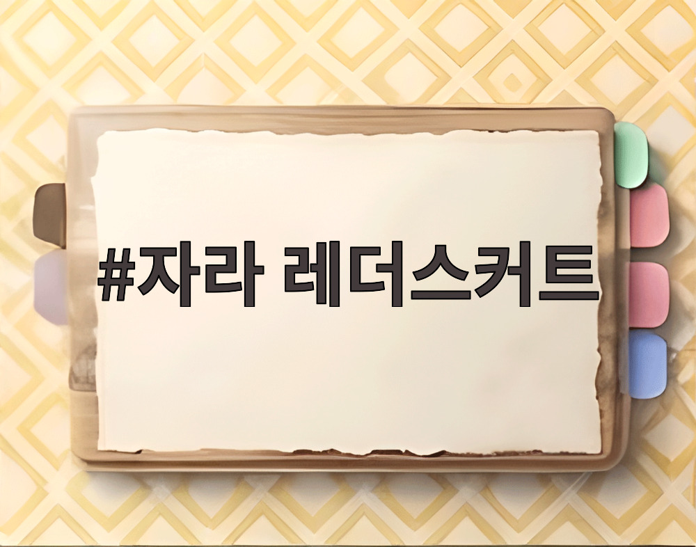 자라 레더스커트