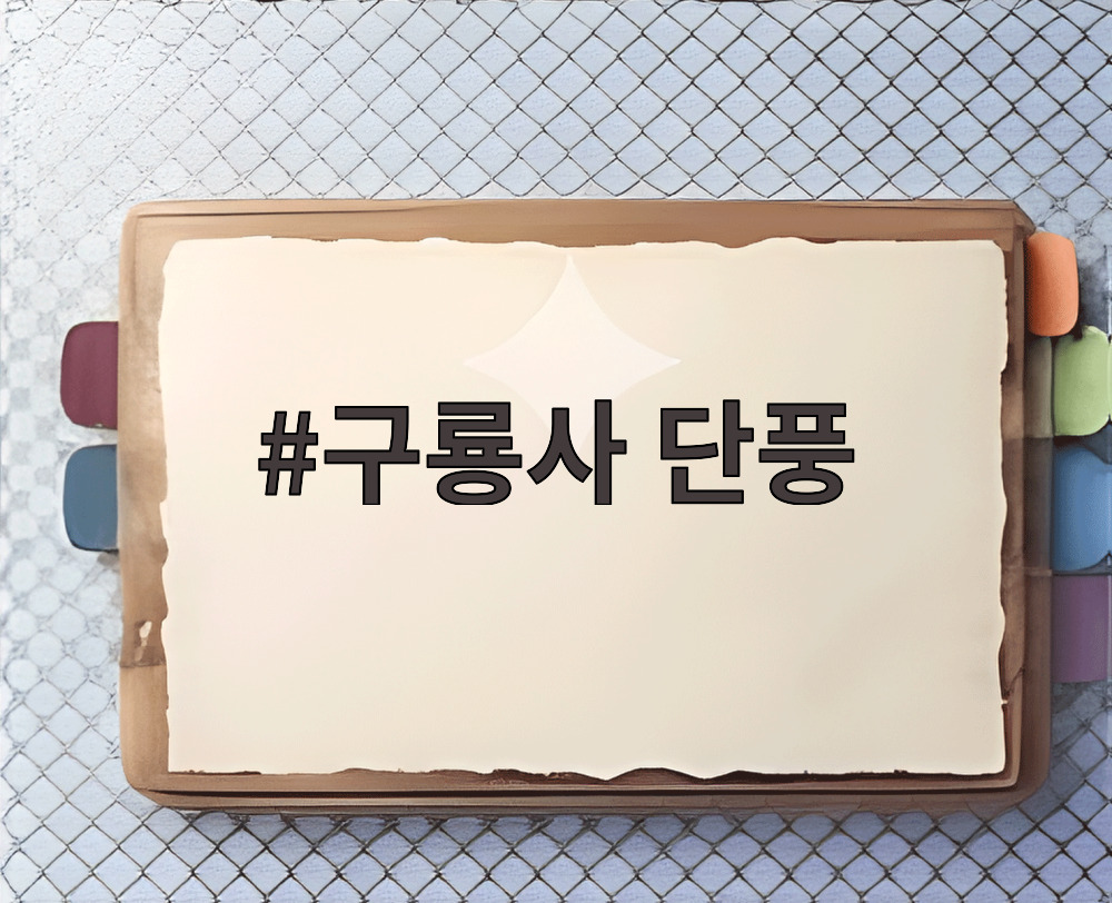 구룡사 단풍
