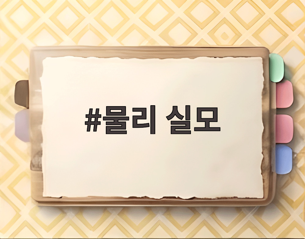 물리 실모