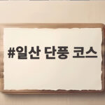 일산 단풍 코스 호수공원과 정발산 아이와 가을 나들이 일정 추천 일산 단풍 코스