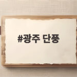 광주 단풍 명소 7곳과 11월 절정 시기 한눈에 보기 광주 단풍