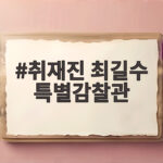 취재진 최길수 특별감찰관 후보자 인사청문회 핵심 쟁점 취재진 최길수 특별감찰관