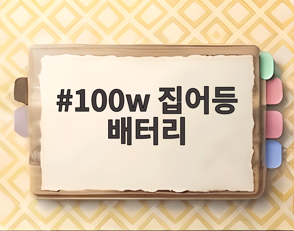 100w 집어등 배터리