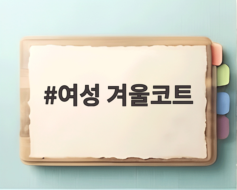 여성 겨울코트
