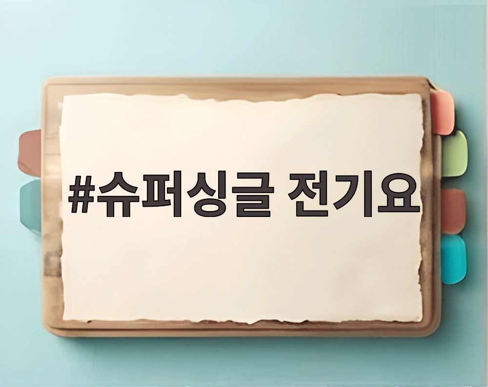 슈퍼싱글 전기요